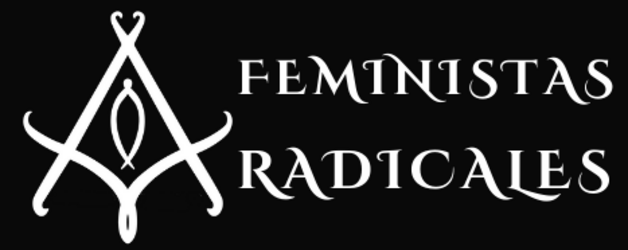 El logotipo de Feministas Radicales recoge la representación de las manos y dos XX símbolo de la biología de la mujer